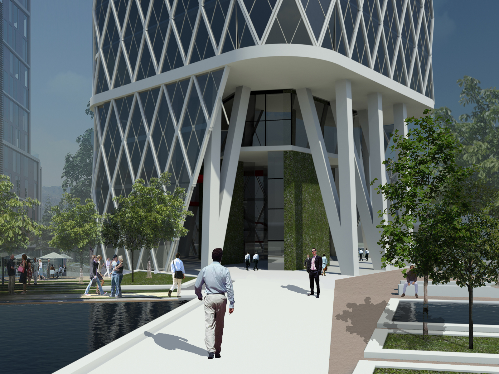 rendering of a skyscraper